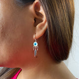 Evil Eye Dreamcatcher Earrings