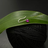 Fuchsia Nose Clip-On