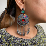 Mirror Dome Earrings (multi colored)
