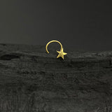 Tiny Star Nose Pin(Gold Plated)
