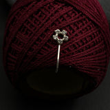 Zircon Flower Nose Clip-On