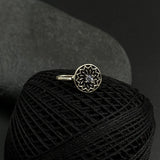 Zircon Trippy Flower Nose Clip-On