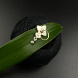 Ruby Flower Nose Pin