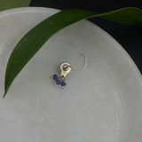 Bluesy Drop Nose Pin