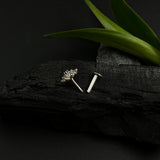 Zircon Sapphire Nose Pin