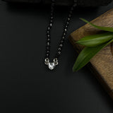 Zircon Heart Mangalsutra