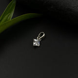 Small Zircon Square Pendant