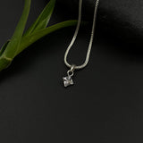 Small Zircon Square Pendant