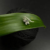 Silver Flower Nose Clip-On