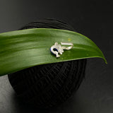 Blue Peacock Nose Clip-On