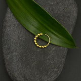Gold Beads Nose Ring (small)