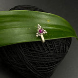 Ruby Ethnic Nose Clip-On