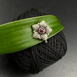 Ruby Floral Nose Clip-On