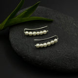 Pearl Crawler Earrings