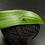 Tiny Silver Knot Clip-on