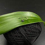Tiny Silver Knot Clip-on