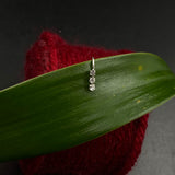 Zircon Trio Clip-on