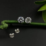 Solitaire Ear Studs(7mm)
