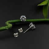 Solitaire Ear Studs(7mm)