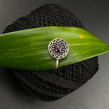Trippy Ruby Flower Nose Clip-On