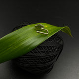 Black Flower Nose Clip-On