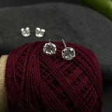Small Zircon Ear Studs(5mm)