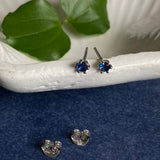 Blue Ear Studs