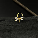 Zircon Firefly Nose Pin