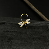 Zircon Firefly Nose Pin