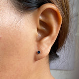 Blue Ear Studs