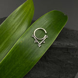 Round Triangle Septum Ring