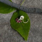 Pink Hanging Beads Nose Pin