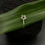 Zircon Flower Nose Clip-On