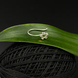 Zircon Flower Nose Clip-On