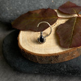 Black Onyx Drop Nose Pin