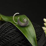 Crescent Star Nose Pin