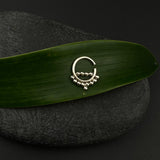 Double Beaded Septum Ring
