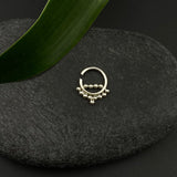 Double Beaded Septum Ring