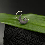 Crescent Star Nose Pin