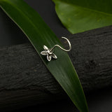 Silver Flower Nose Pin