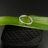 Silver Band Toe Ring (single)