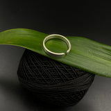 Silver Band Toe Ring (single)