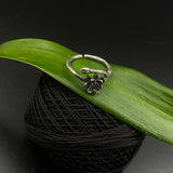 Antique Flower Bud Toe Ring (single)