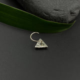 Trippy Ruby Triangle Nose Pin