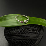 Ruby Dolphin Toe Ring (single)