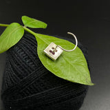 Ruby Marcasite Nose Pin