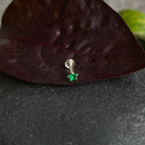 Tiny Green Star Nose Pin