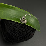 Zircon Paisley Nose Pin