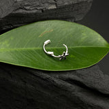 Black Flower Nose Ring