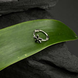 Black Flower Nose Ring